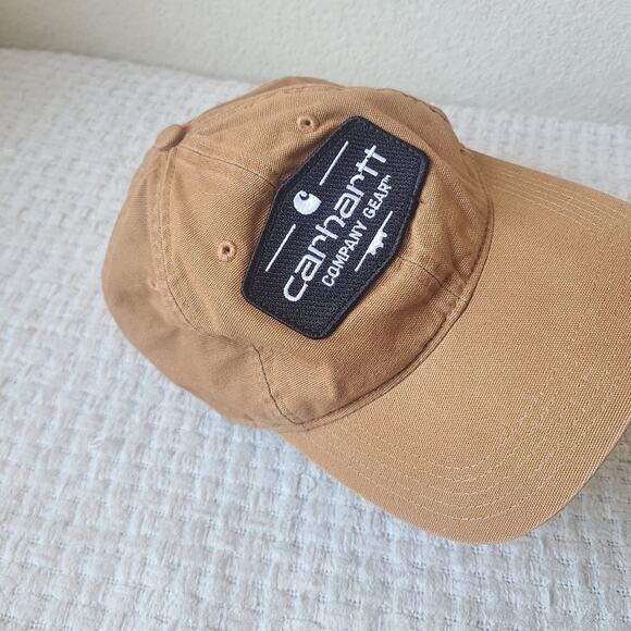 Carhartt Brown 100% Cotton Cap Hat One Size Fits Most - Picture 1 of 12